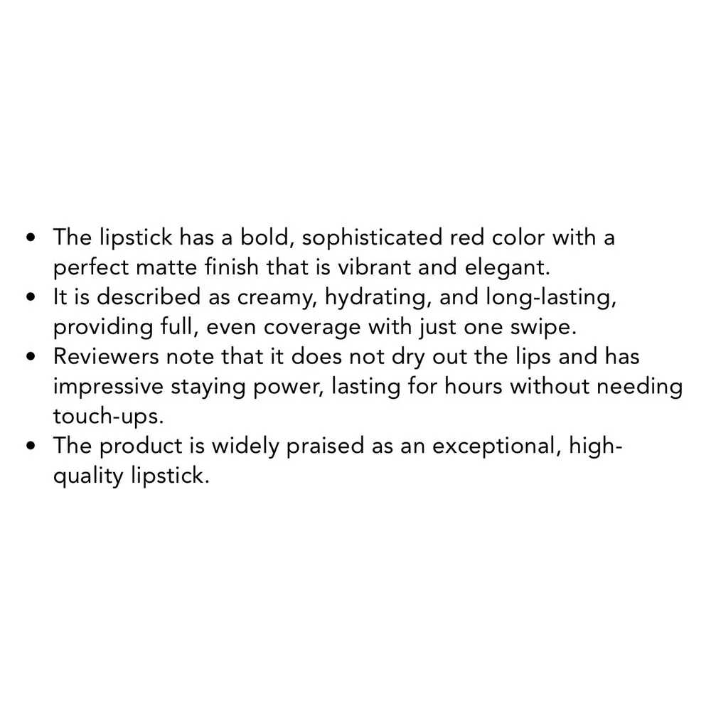 Gucci Beauty Rosso Ancora Lip Set Matte Liquid &‎ Brillant Lipstick 3 Piece Kit